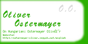 oliver ostermayer business card